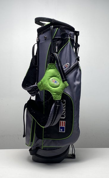 US Kids USKG 57 Stand Bag Gray 4-Way Divide Dual Strap Golf Bag