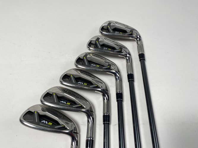 TaylorMade M2 Iron Set 6-PW+AW REAX 65g Regular Graphite Mens RH -1/2"