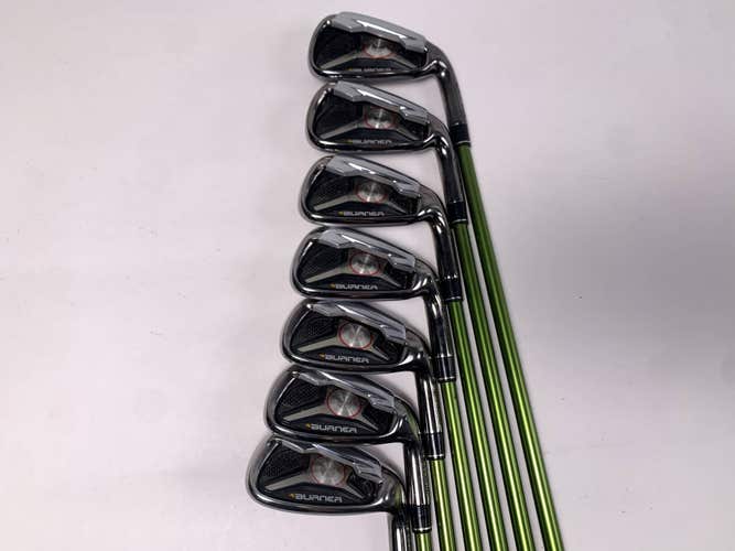 TaylorMade Burner 2009 Iron Set 4-PW Aldila NV Green 85g Regular Graphite RH