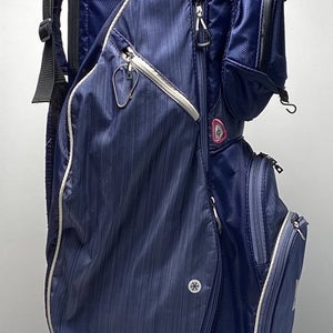 Sun Mountain Lightweight Cart Bag Navy 15-Way Divide Strap Ladies Golf Bag