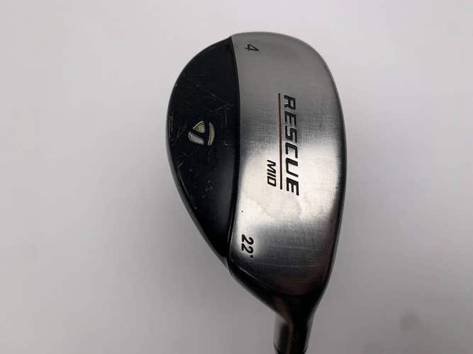 TaylorMade Rescue Mid 4 Hybrid 22* Ultralite Regular Graphite Mens RH