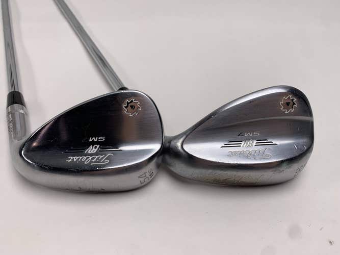Titleist Vokey SM7 Tour Chrome Wedge Set 54* 10 | 58* 10 Wedge Steel Mens RH