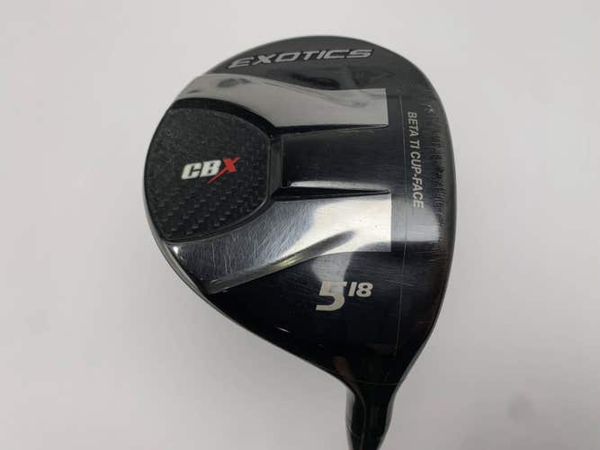 Tour Edge Exotics CBX 5 Fairway 18* Paderson Kinetix Launch KG65-F20 Senior RH