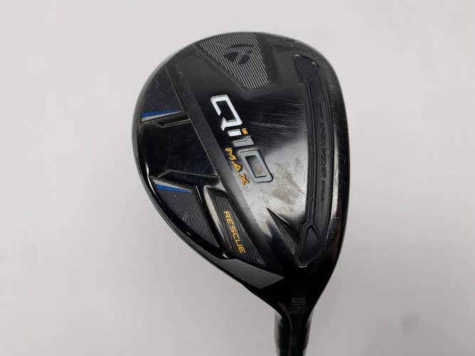TaylorMade Qi10 MAX 5 Hybrid 27* Fujikura Speeder NX 50g Senior Graphite Mens RH