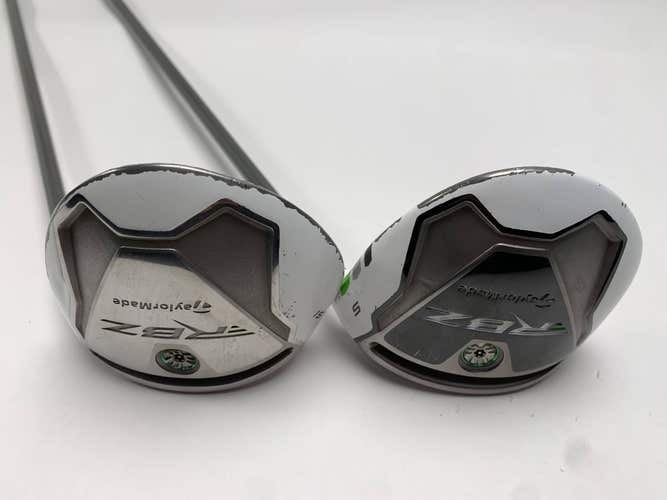 TaylorMade RocketBallz 3 & 5 Fairway Wood Set 15* 19* Ozik XCON-5 Ladies RH DENT