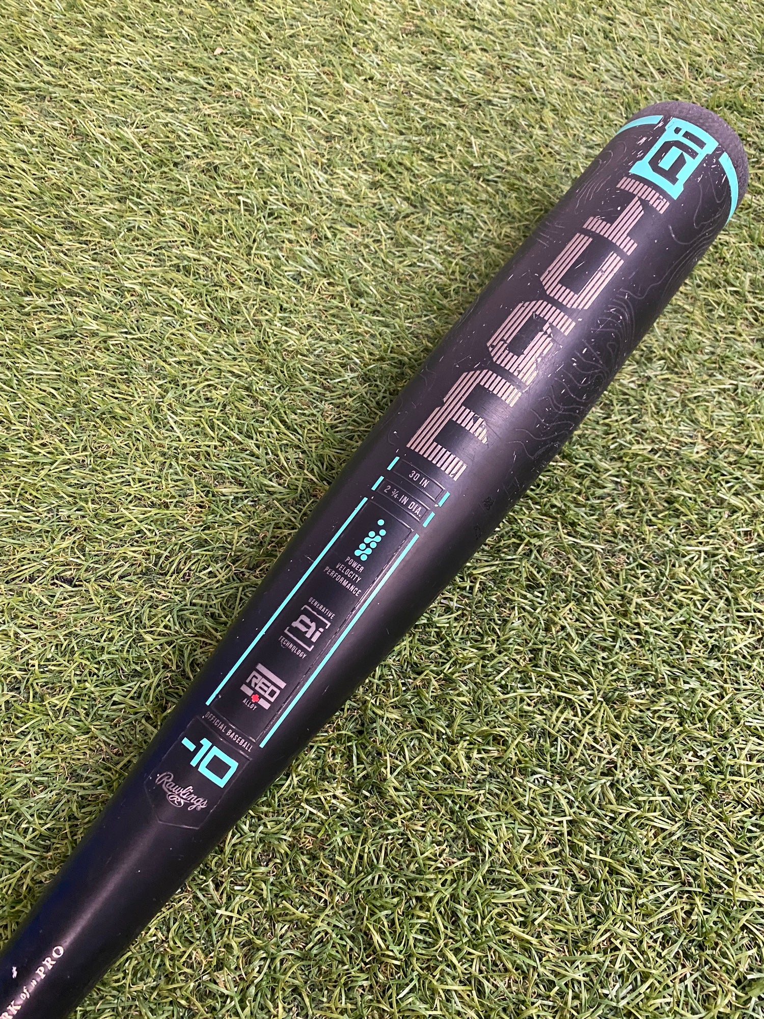 Batte De Baseball Rawlings Mach AI USSSA - 33 Pouces, 30 Oz, Drop -3, Pour Jeunes, Neuve