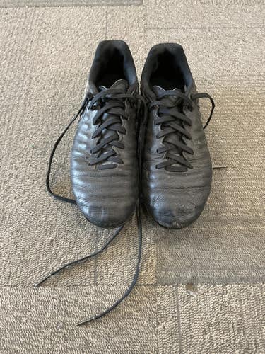 Used Nike TIEMPO CLEATS Soccer Cleats Black Senior 5.5 11614-S000230714