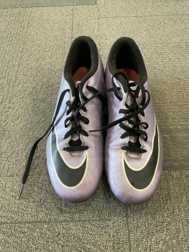 Used Nike MERCURIAL Soccer Cleats Purple Senior 8.5 11614-S000230708
