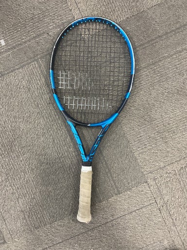 Used Babolat PURE AERO TEAM Adult Tennis Racquet Royal Blue Junior 11614-S000230699