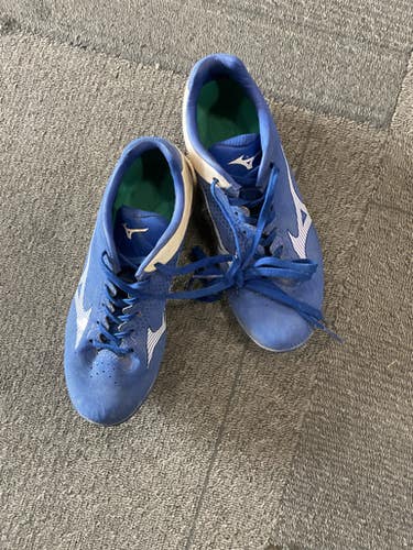 Used Mizuno BB CLEATS BB/SB Cleats Royal Blue Junior 04 11614-S000230673