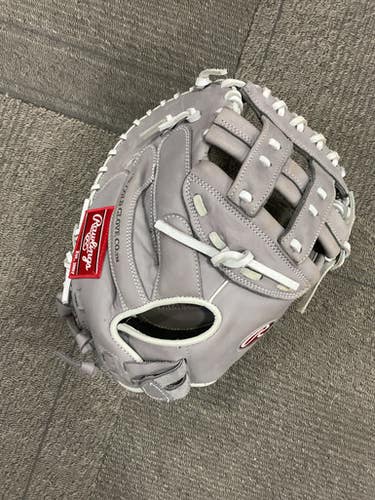 Used Rawlings R9 PRO DESIGN 33 INCH BB/SB Catchers RH Throw Grey 33" 11614-S000230680