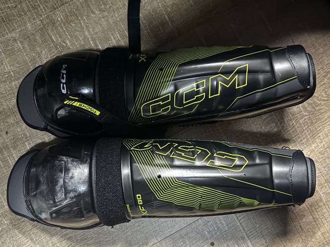 Senior CCM Tacks XF80 16" Shin Pads (Used)
