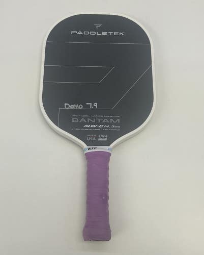 Paddletek Bantam ALW-C 14.3mm Pickleball Paddle (White) Demo