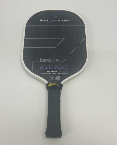 Paddletek Bantam ALW-C 12.7mm Pickleball Paddle (White) Demo
