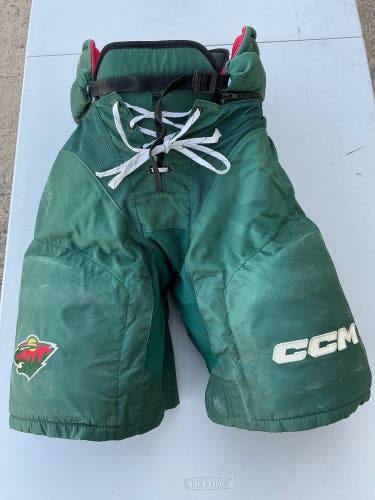 Wild Senior Medium CCM HP45X Hockey Pants Pro Stock (Used) 1795