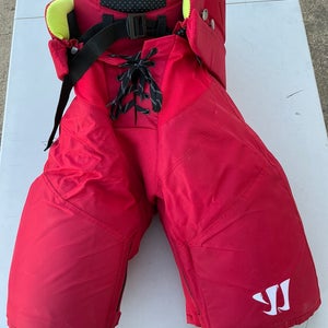 Warrior Alpha Pro Stock Hockey Pants Medium Red 7542