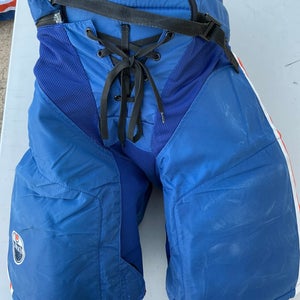 Oilers Senior XL CCM HP45 Hockey Pants Pro Stock (Used) 2986