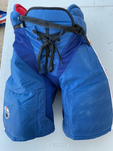 Oilers Senior XL CCM HP45 Hockey Pants Pro Stock (Used) 2986