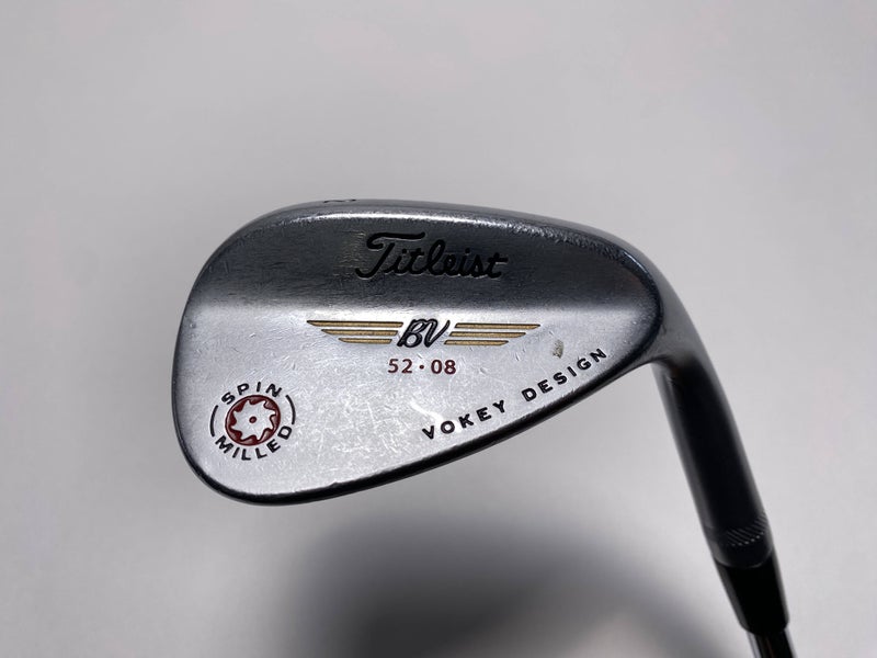 Titleist Vokey Spin Milled Chrome 2009 Gap Wedge GW 52* 8 Bounce Wedge RH