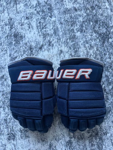 NAHL Northeast Generals Bauer Pro Series Gloves 14" Pro Stock (Used)