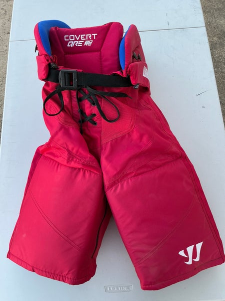 Warrior Covert QRE20 PRO Pro Stock Hockey Pants Large Red (Used) 9642