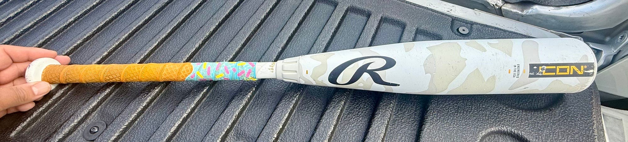 2025 Rawlings Icon Composite USSSA Certified Bat (-10) 17 oz 27" (Used)