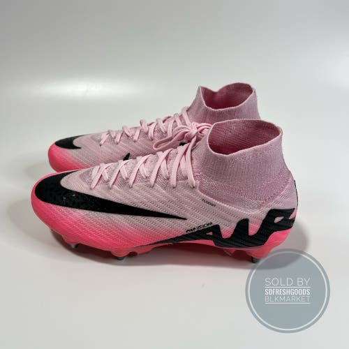 Nike Zoom Mercurial Superfly 9 Elite SG-Pro Pink Foam Soccer Cleats 6.5M 8W