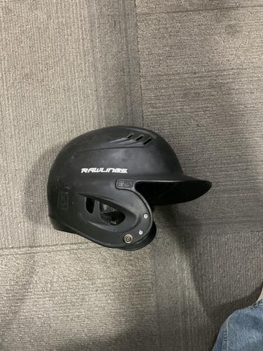 Used Rawlings BASEBALL HELMET Batting Helmet No Mask Black SM 11614-S000230501