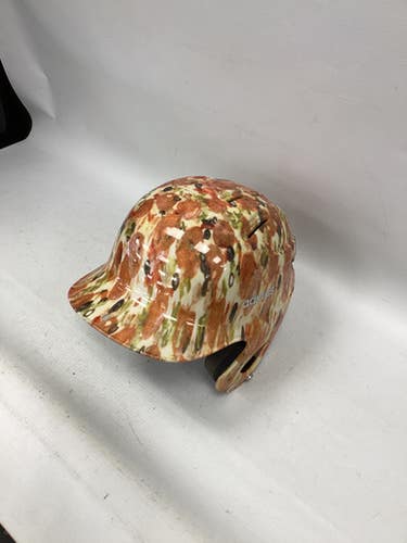 Used Adidas PIZZA Batting Helmet No Mask Orange And Gold XS 11851-S000043046