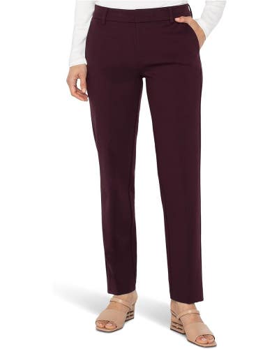 Liverpool Los Angeles Kelsey Pant Women's 14x32 Purple Stretch Trouser JZZ1061