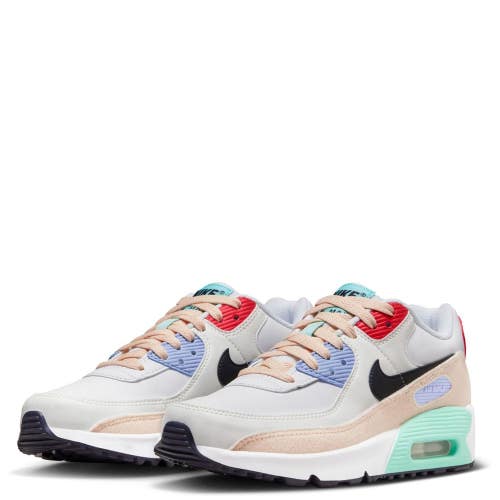 Nike Air Max 90 LTR SE (GS) DZ2888-100 Kids US 7 White Lifestyle Shoes HTAT474