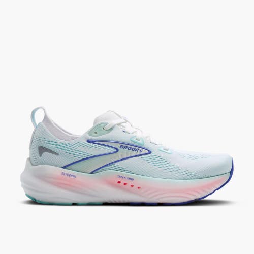 Brooks Glycerin 22 120434-1D-110 Sneakers Womens White Blue Running Shoes TF9803