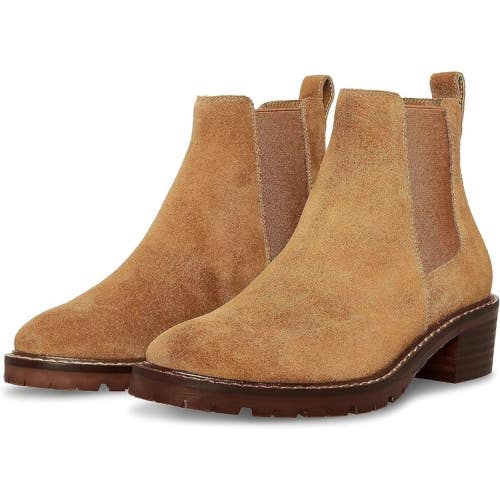 Steve Madden Dorothea DOTH01S1 Boots Women's US 6 Chestnut Suede Chelsea HTAT402