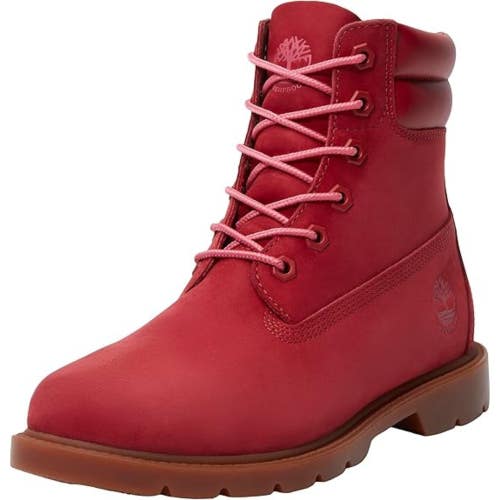 Timberland Linden Woods 6 TB0A156S001 Womens US 6.5 Red Waterproof Boots DWA2852
