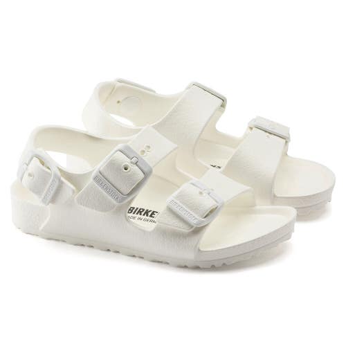 Birkenstock Milano 1019458 Sandals Toddlers 9 White EVA Adjustable Strap VER1266