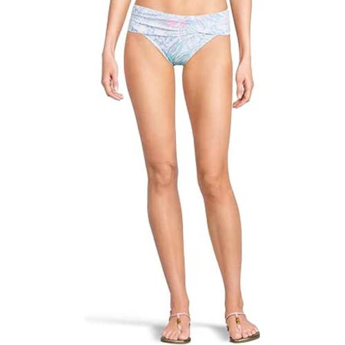 Lilly Pulitzer Lagoon Sarong Hipster Bottom Women 8 Via Del Mar Swimwear DDR2063