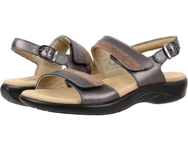 SAS Nudu 2510-351 Sandals Women's US 5.5W Dusk Leather Adjustable Strap VER1264