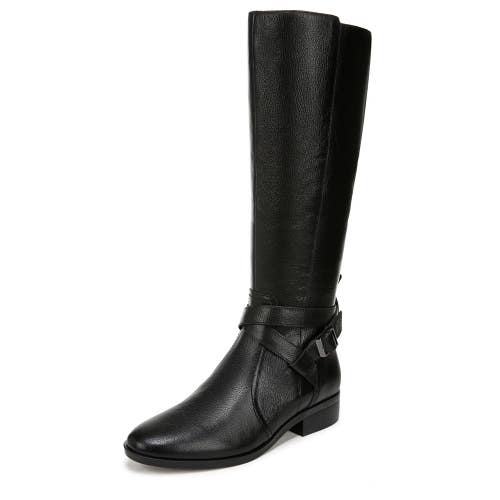 Naturalizer Rena 2 J2427L1004 Women's US 7 Black Leather Riding Boots HAWK2488