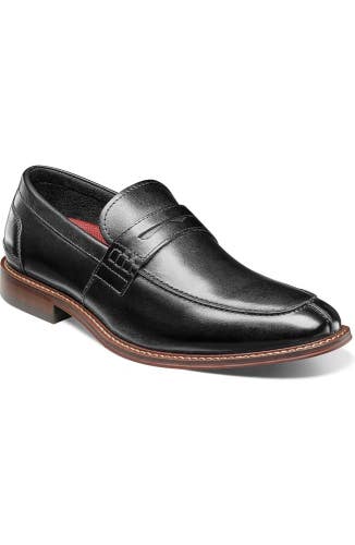 Stacy Adams Marlowe 25550-001 Penny Loafer Men's 12 Black Dress Shoes HAWK2556