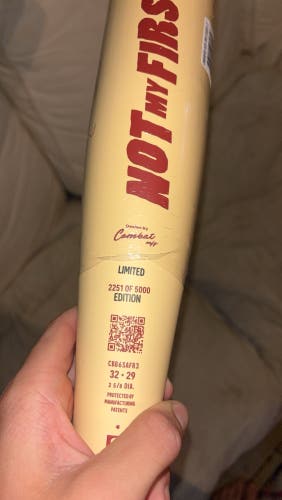 2026 Combat MFG Spec A1 Alloy BBCOR Certified Bat (-3) 29 oz 32" (New)