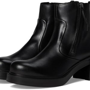 ECCO Metropole Seoul 45 Boots Women's US 8 Black Leather Ankle Bootie HAWK2420