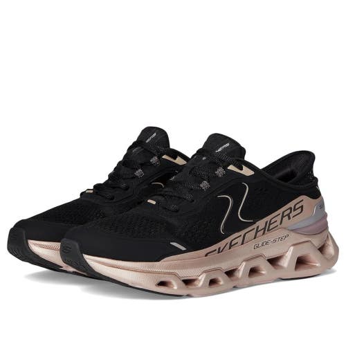 Skechers Glide-Step Altus Sneakers Women's US 7.5 Black Running Shoes HAWK2442