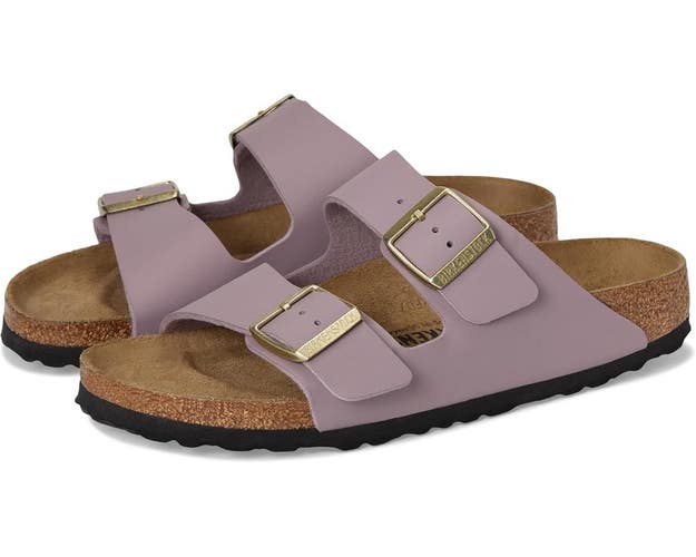 Birkenstock Arizona Birko-Flor Sandals Women's 10 Purple Slip-On Slide HAWK2444