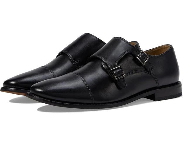Florsheim Montinaro 11750-257 Men's US 10 Black Double Monk Strap Shoes VER1080