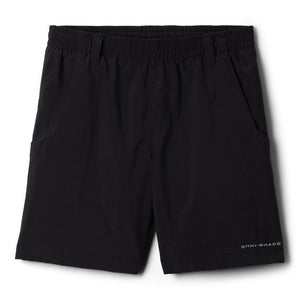 Columbia PFG Backcast Shorts Boys XS Black Quick Dry Omni-Shade Fishing JDM2440