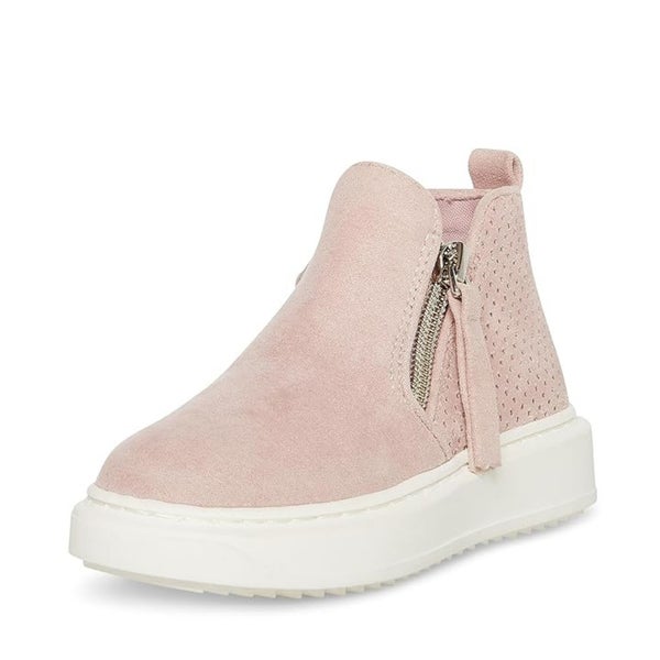 Steve Madden Hummon Sneakers Girls US 11 Pink Round Toe Platform Shoes HTAT415