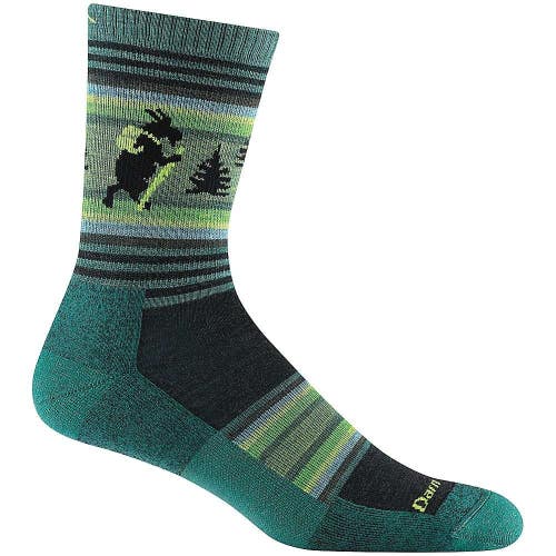 Darn Tough Willoughby Micro Crew Socks Men's XL Multi Merino Wool Hiking JDM2449