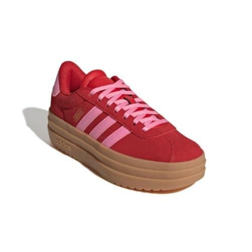 Adidas Vl Court Bold JQ1711 Sneakers Kids US 4 Red Pink Platform Shoes HAWK2440