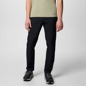 Columbia Mesa Chino Pants Mens 40 Black Flat Front Tapered Leg 5 Pockets JDM2443