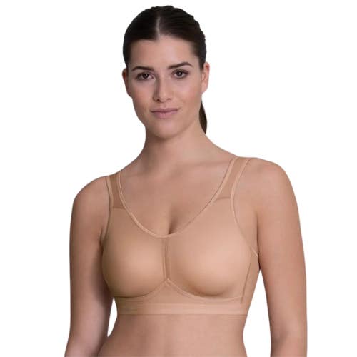 Anita Active Light & Firm Sports Bra Women's 36B Beige Adjustable Strap JDM2472